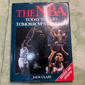 The NBA Today's Stars Tomorrow's Legends Hardcover Book by Jack Clary (1994)